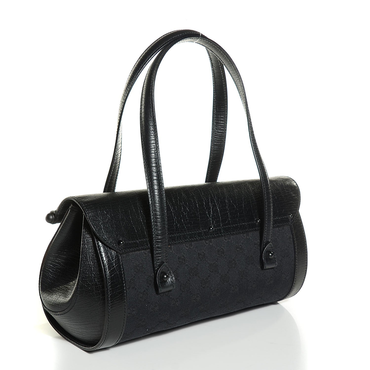 Gucci Leather Bamboo Bullet Black 3 of 7