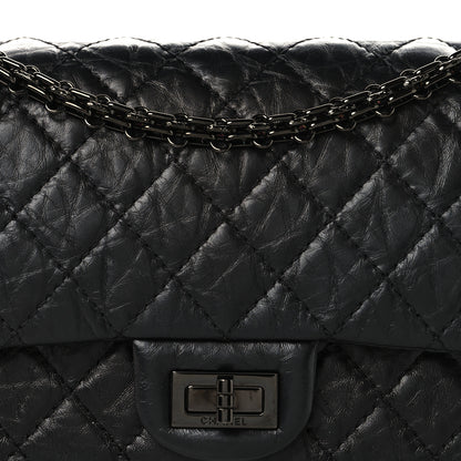 Chanel Aged Calfskin Quilted 2.55 Reissue 225 Flap So Black 8 of 10