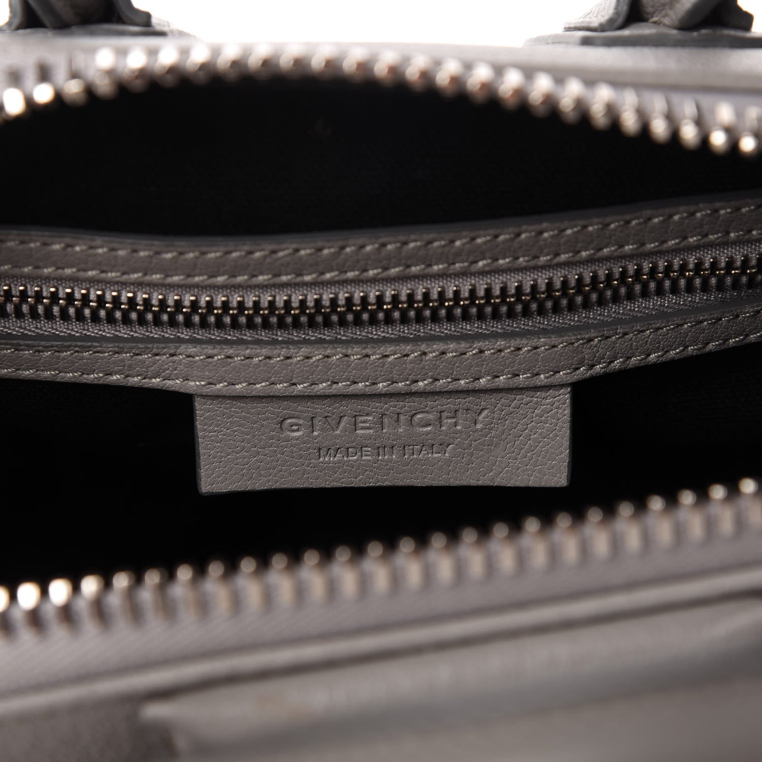 Givenchy Sugar Goatskin Mini Antigona Pearl Grey 8 of 10