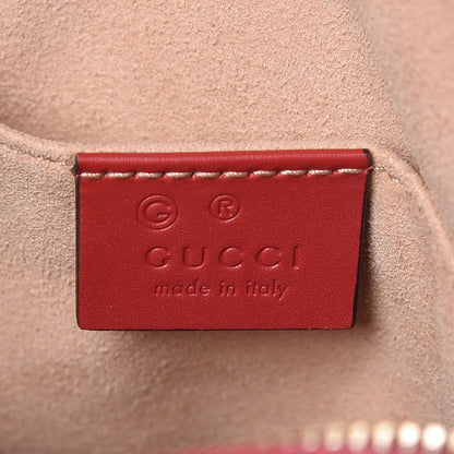 Gucci GG Supreme Monogram Blooms Mini Chain Shoulder Bag Beige Blue Navy Hibiscus Red 8 of 9