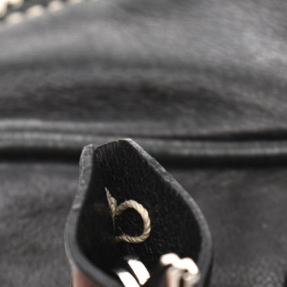 Prada Soft Calf Shoulder Bag Black 10 of 12