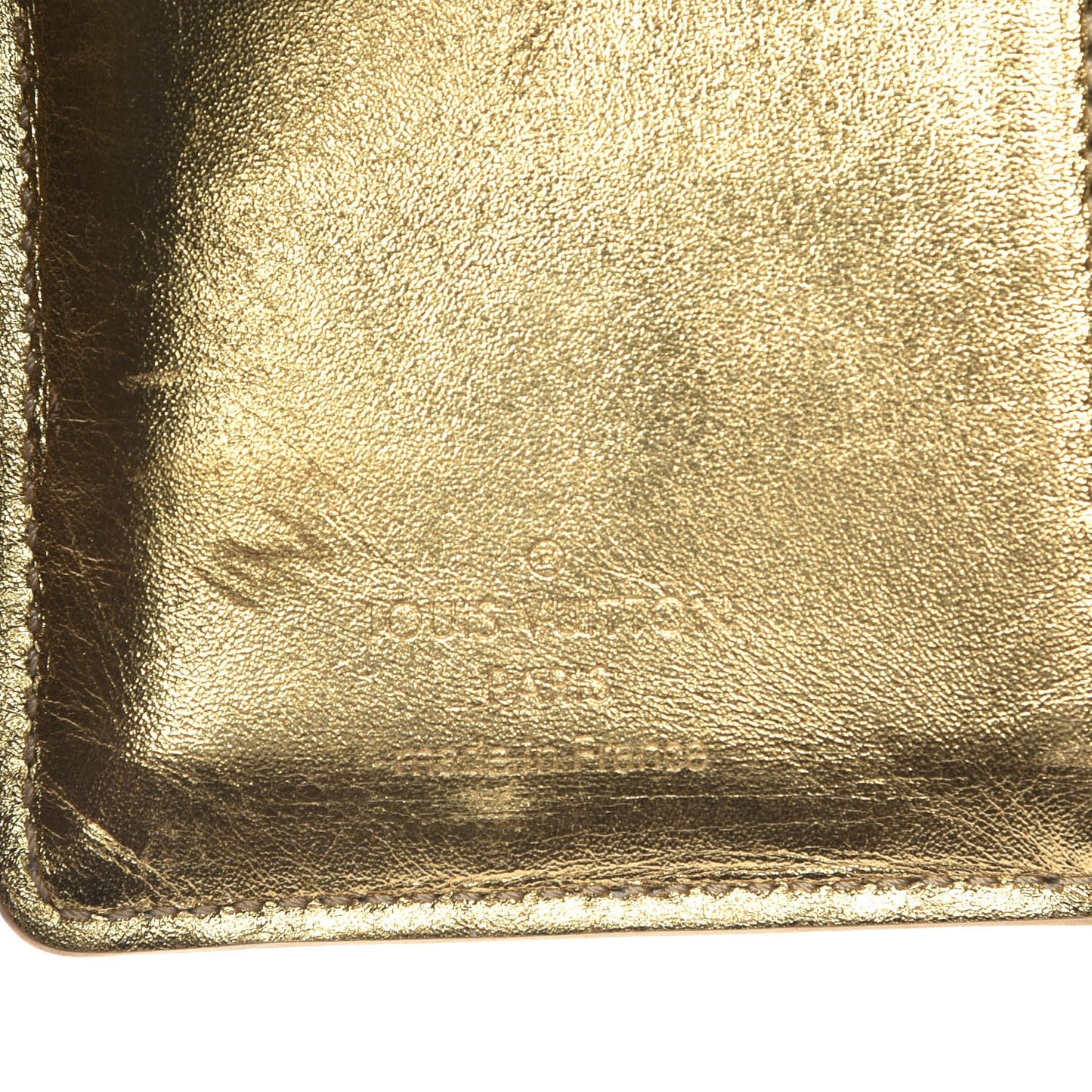 Monogram Miroir Small Ring Agenda Gold