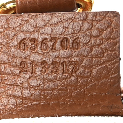 Gucci New Denim GG Monogram Calfskin Small Jackie 1961 Hobo Blue Tea Cuir 7 of 9