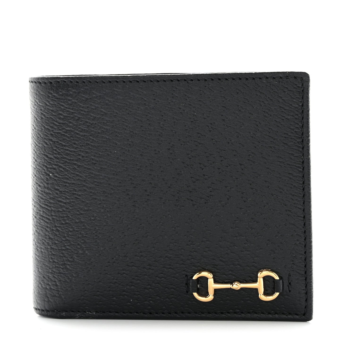 Calfskin Horsebit 1955 Bi-Fold Wallet Black