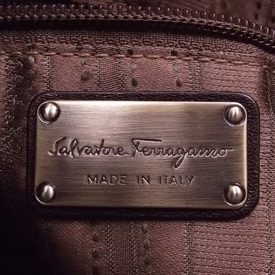 FASHIONPHILE SALVATOREFERRAGAMOGancioWaveFrameBag 8 of 10