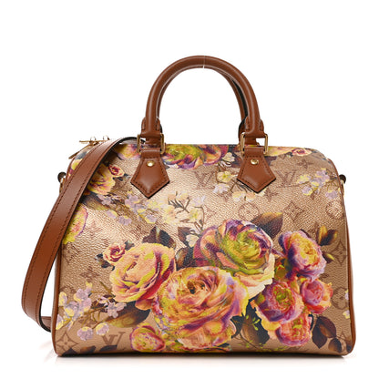 Louis Vuitton Metallic Monogram LV Garden Speedy Bandouliere 25 Gold 1 of 9