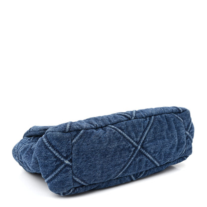 Chanel Denim Quilted Medium Chanel 19 Flap  Blue 4 of 10