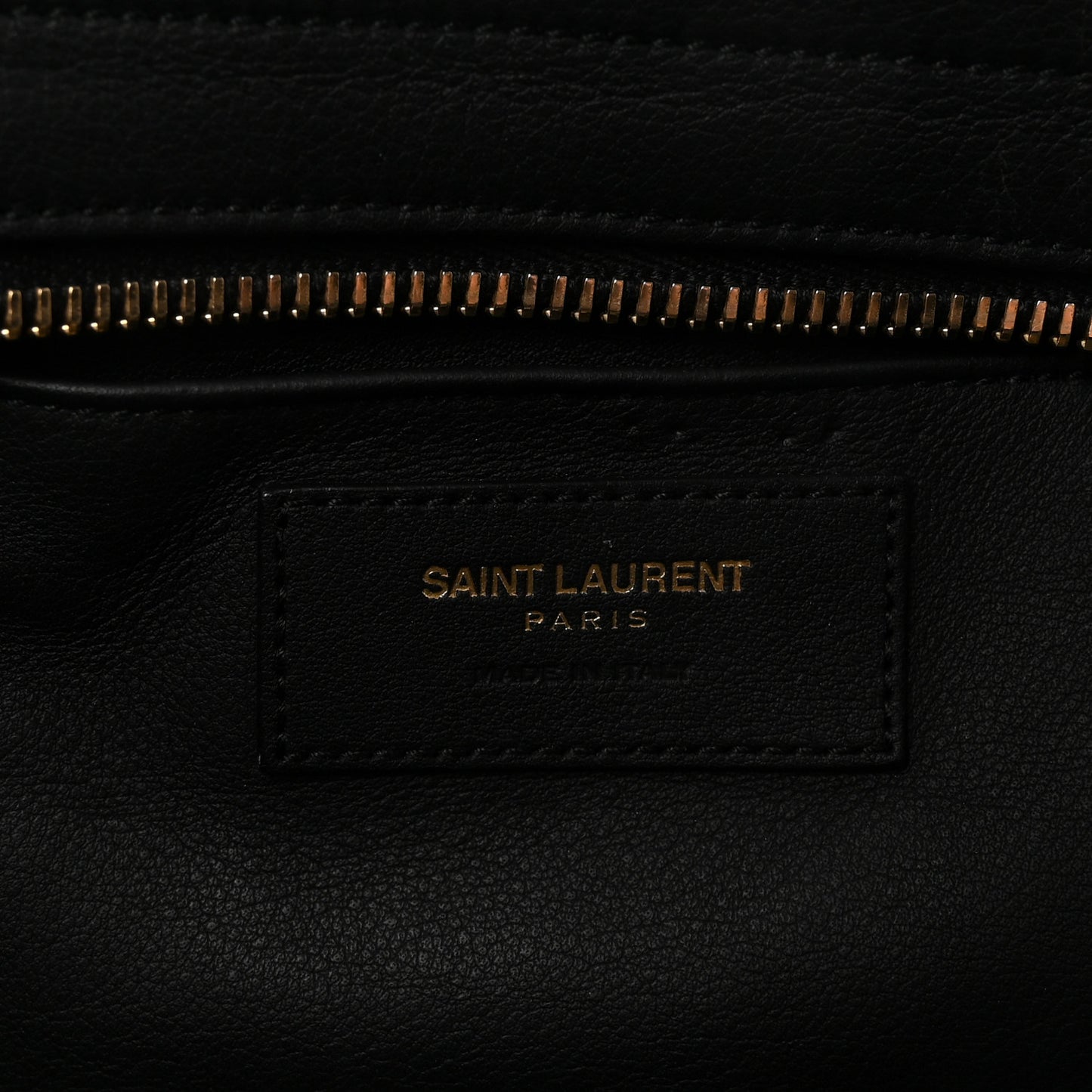 Calfskin Small Classic Y Cabas Black