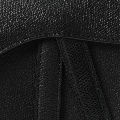 Christian Dior Grained Calfskin Mini Saddle Bag Black 8 of 10