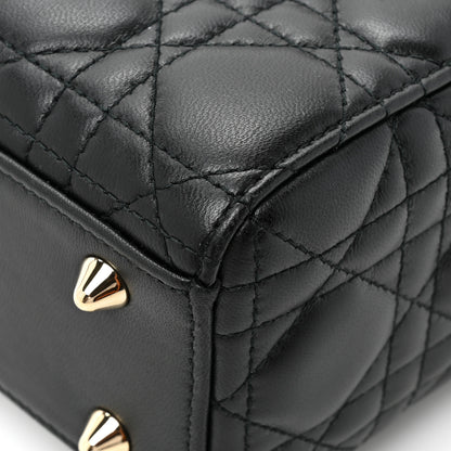 Christian Dior Lambskin Cannage Small Lucky Badges My Lady Dior Black 11 of 13