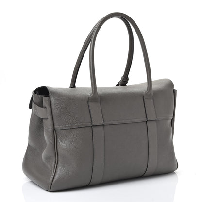 Mulberry Classic Grain Bayswater Satchel Mole Grey 2 of 9