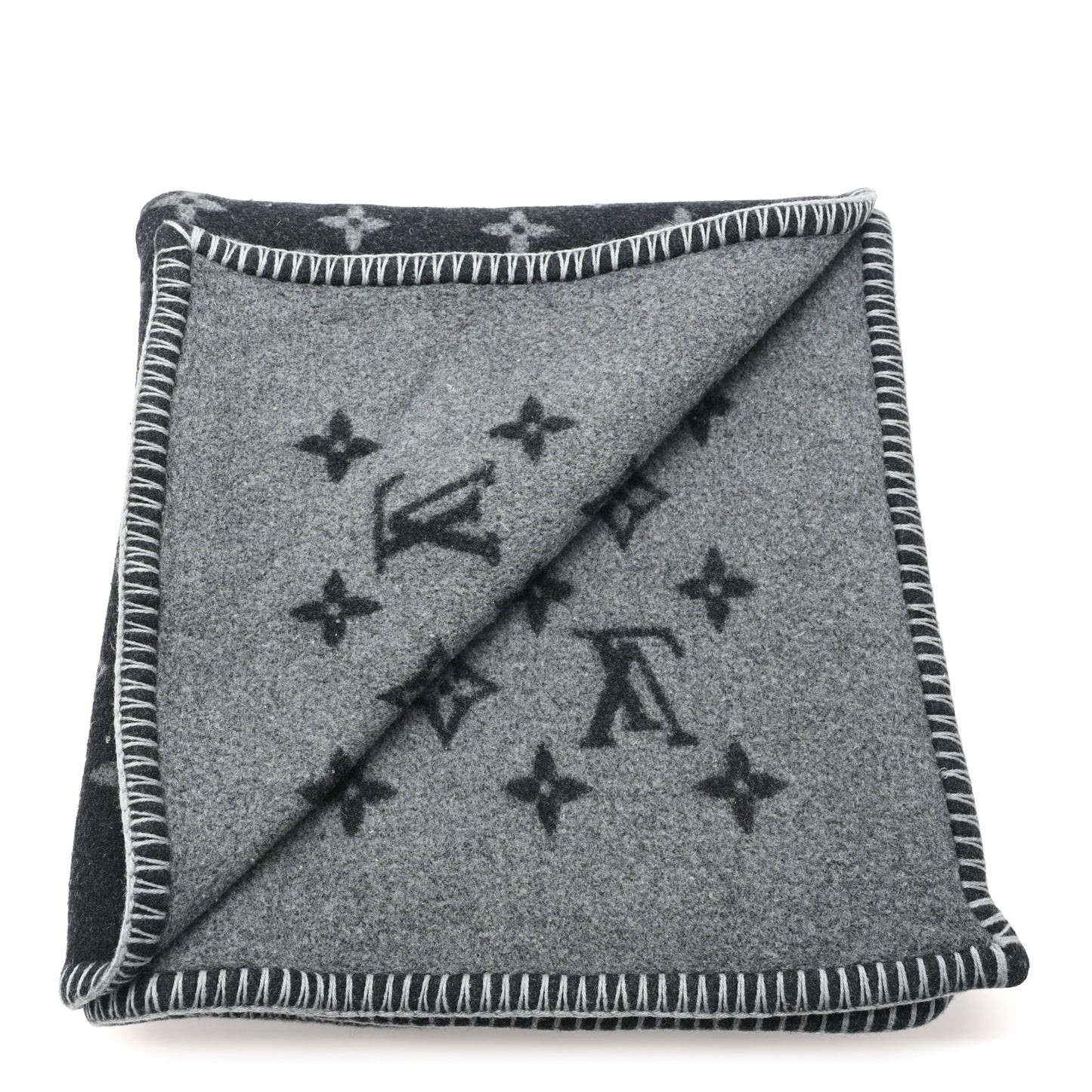 Wool Monogram Eclipse Blanket