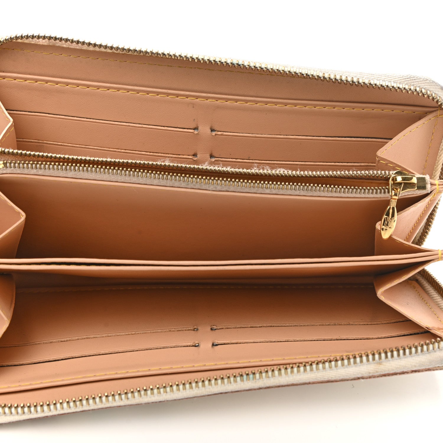 Louis Vuitton Monogram Multicolor Zippy Wallet White Litchi 5 of 14