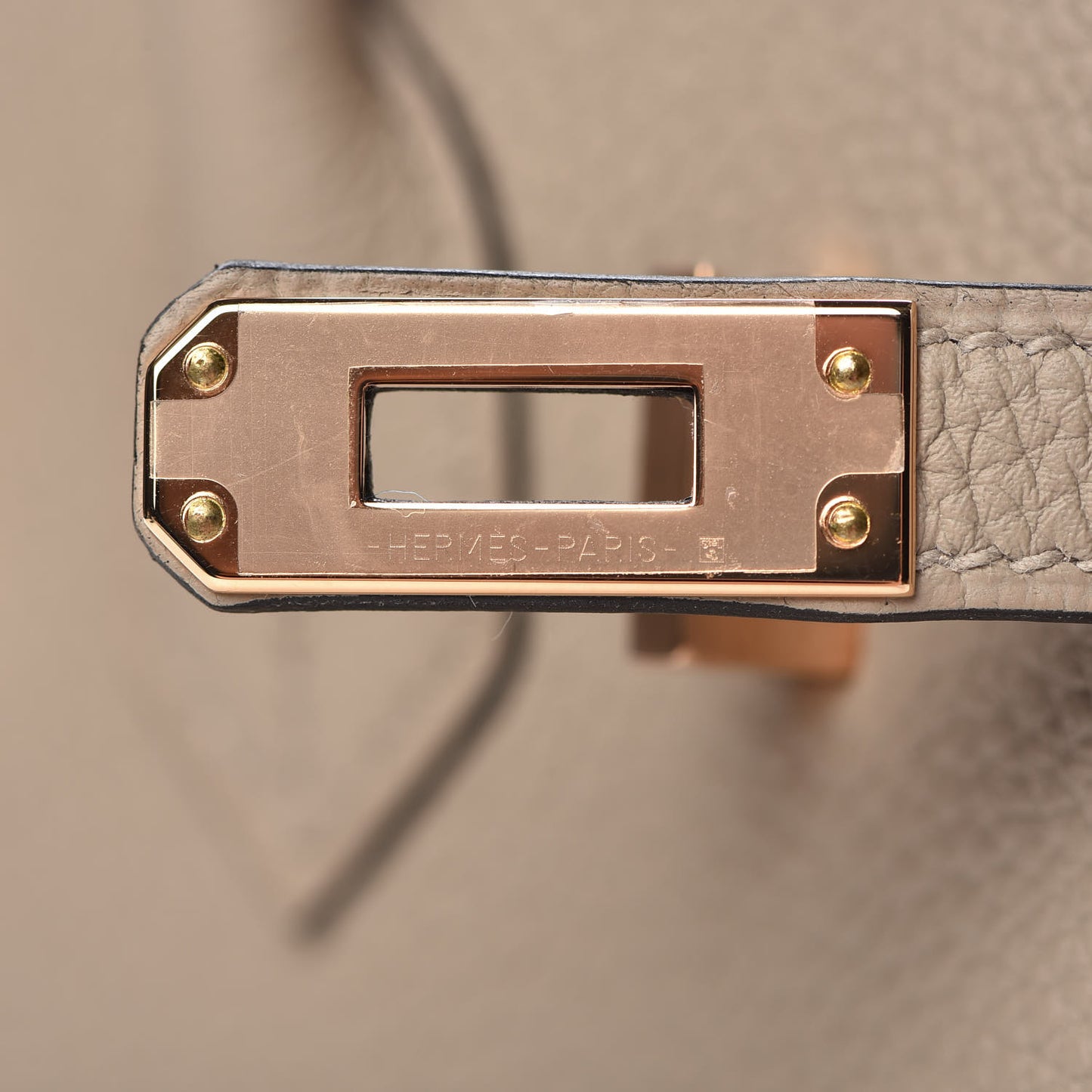 Togo Birkin 25 Gris Tourterelle