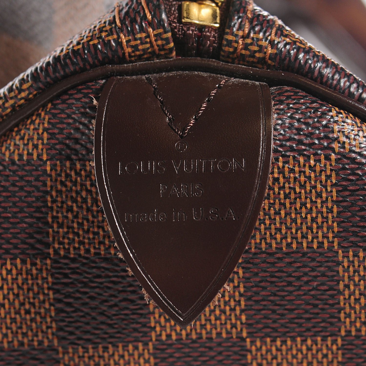 Louis Vuitton Damier Ebene Speedy 35 6 of 7