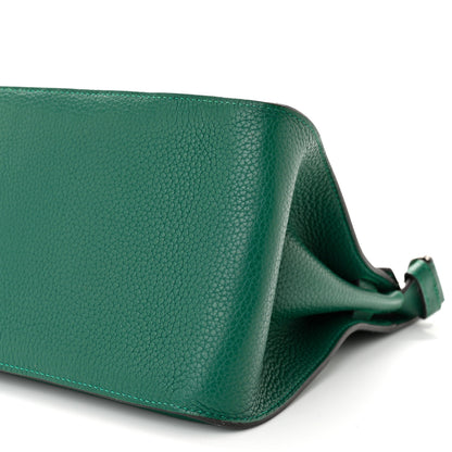 Hermes Taurillon Clemence Jypsiere 34 Malachite 10 of 14