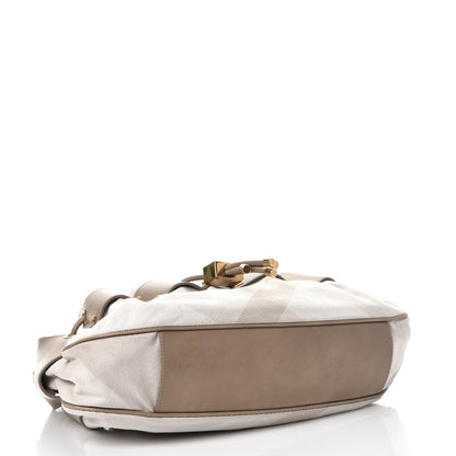 Burberry Canvas Calfskin Mega Nova Check Small Warrior Trench 4 of 14