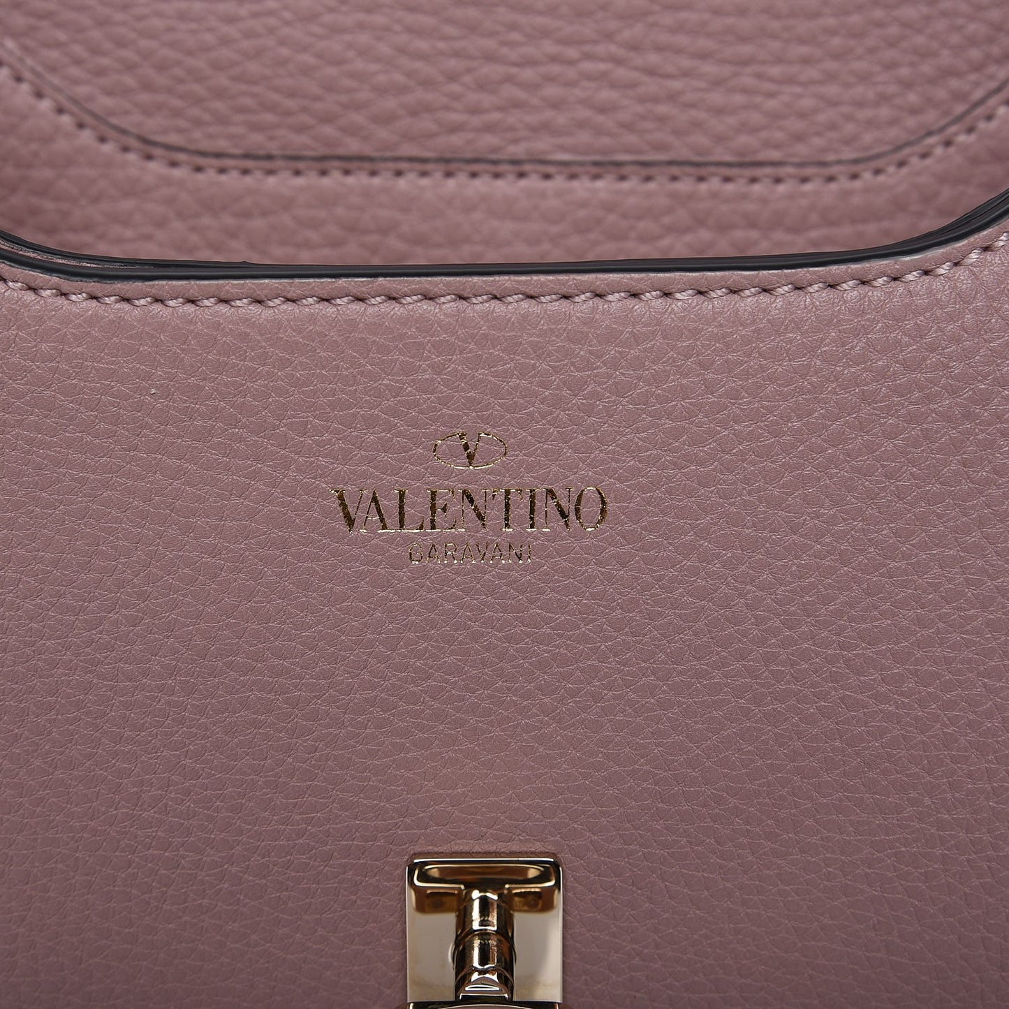 Pebbled Calfskin Joylock Flap Messenger Bag Lipstick