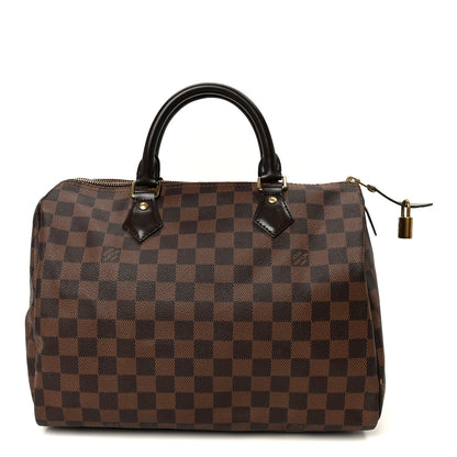 Louis Vuitton Damier Ebene Speedy 30 1 of 12