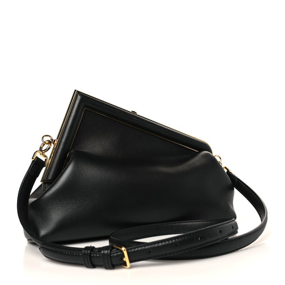 Fendi Shiny Nappa Medium Fendi First Black 3 of 11