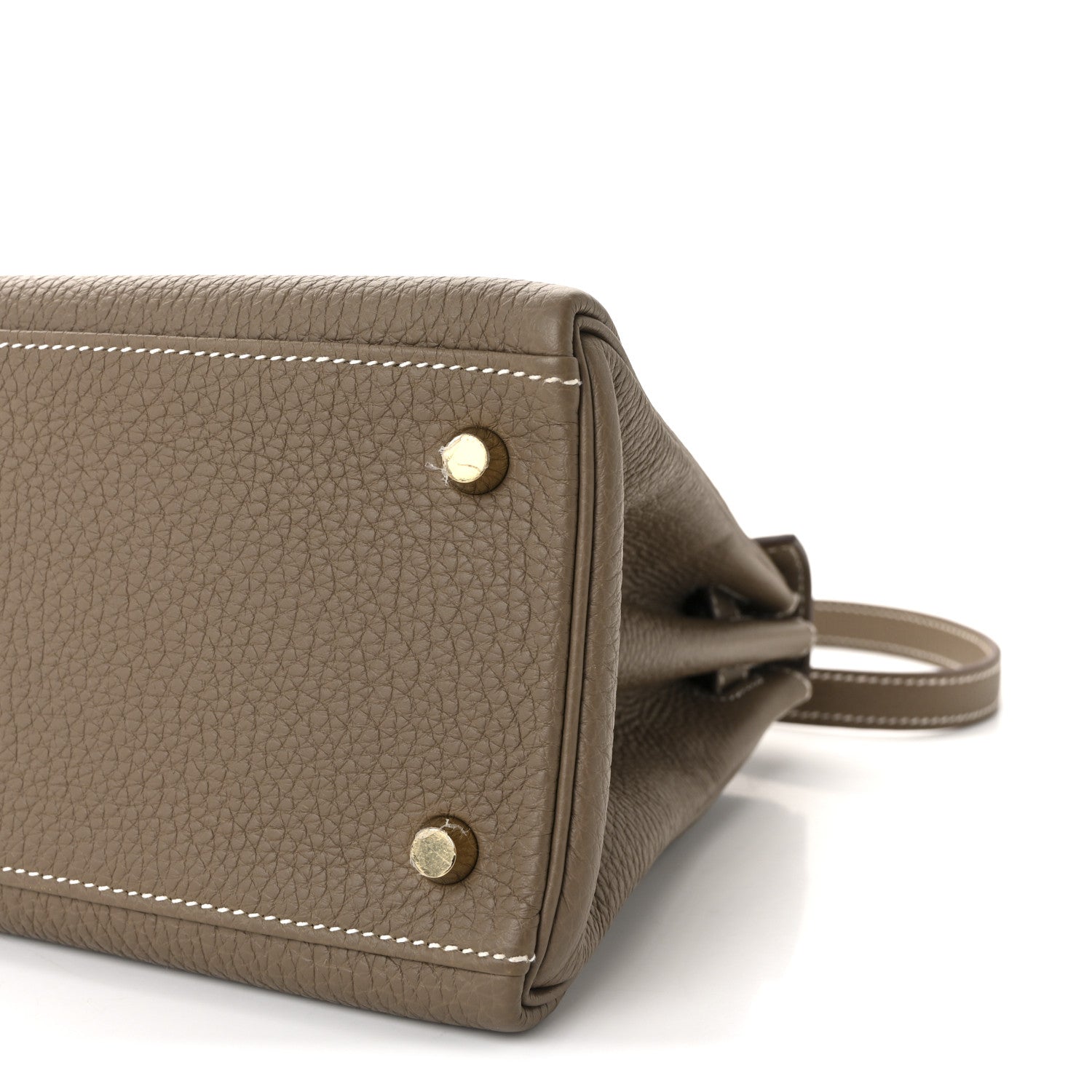 Hermes Togo Kelly Retourne 28 Etoupe 9 of 10