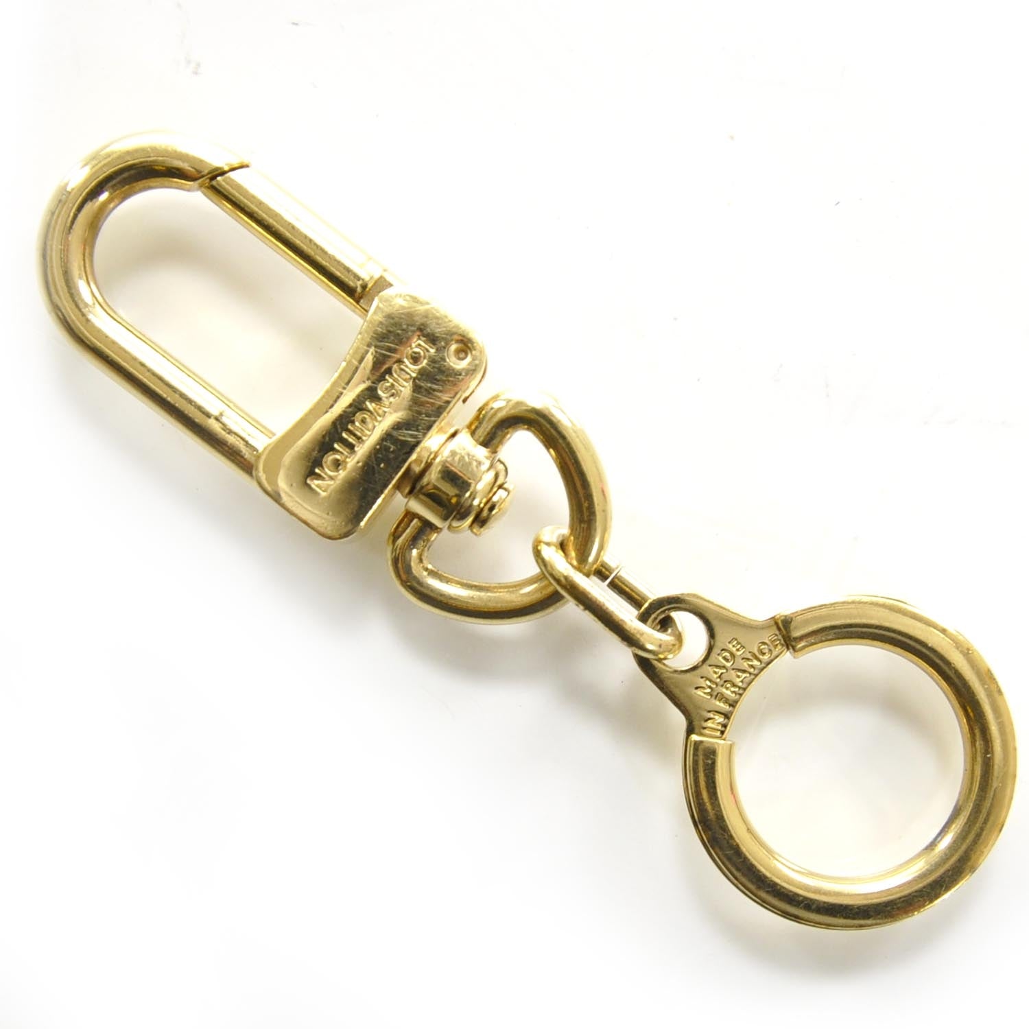 Louis Vuitton Pochette Extender Key Ring Gold 1 of 3