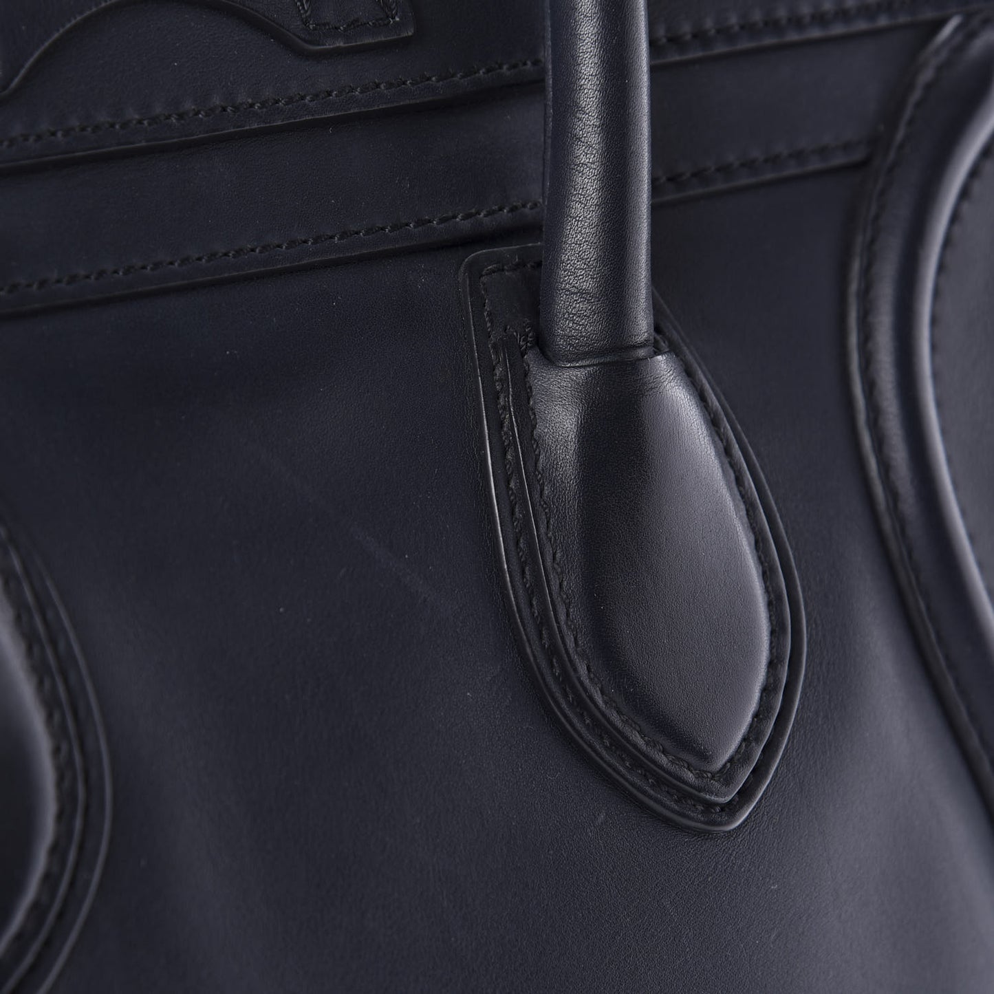 Smooth Calfskin Micro Luggage Black