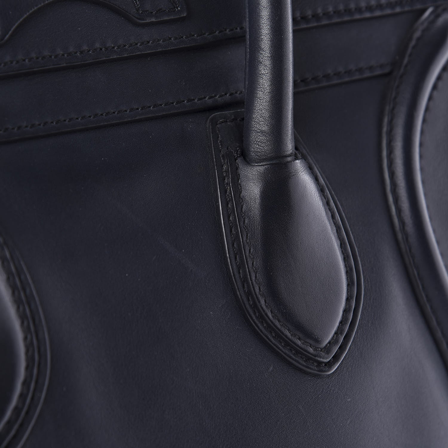 Celine Smooth Calfskin Micro Luggage Black 11 of 13