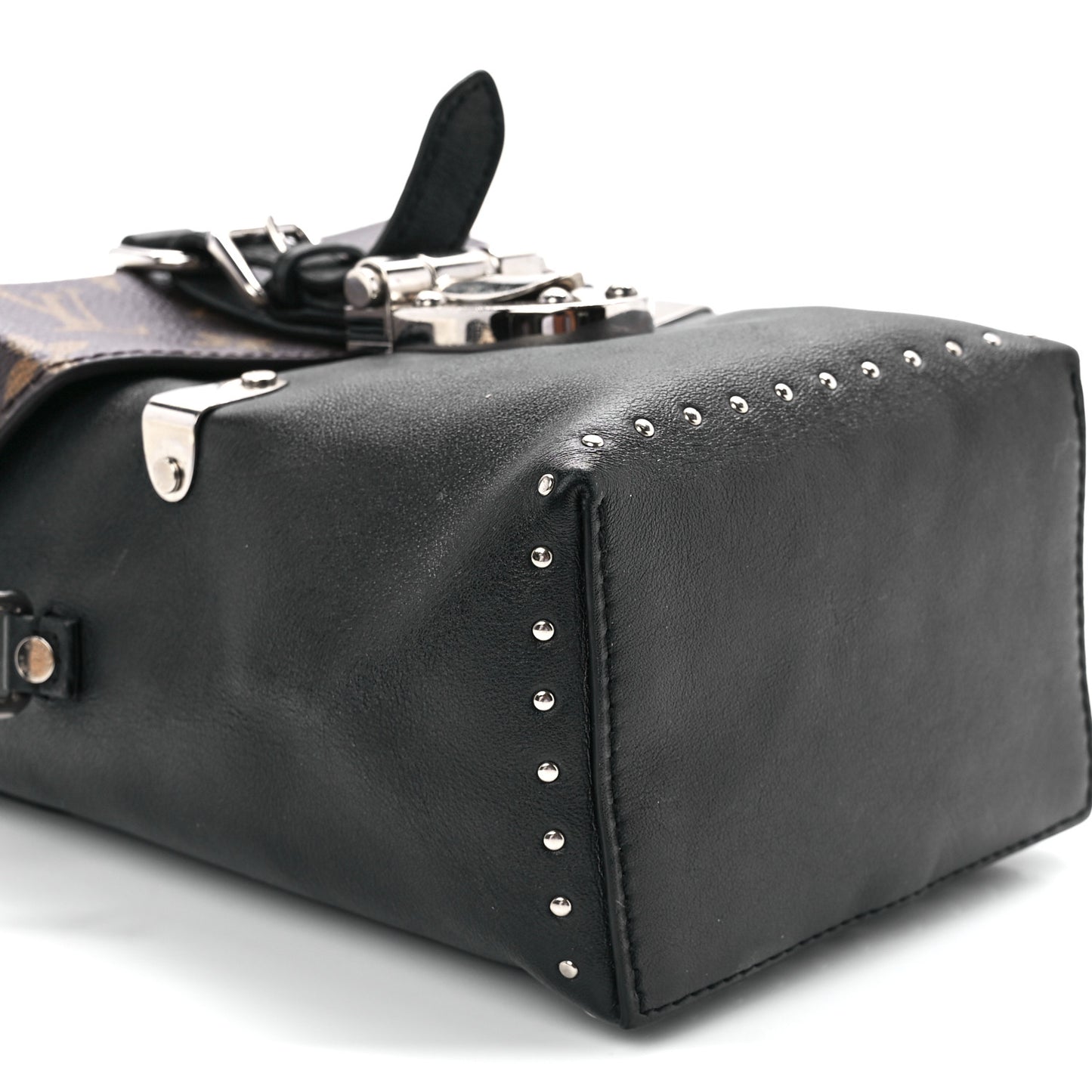 Calfskin Monogram Camera Box Black