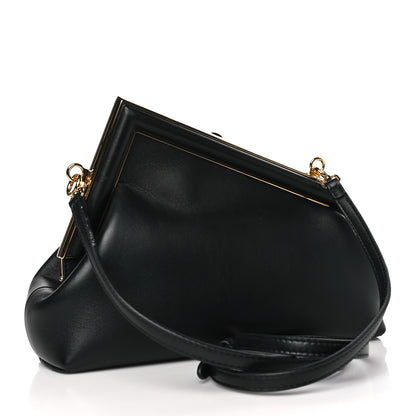 Fendi Shiny Nappa Small Fendi First Black 3 of 10