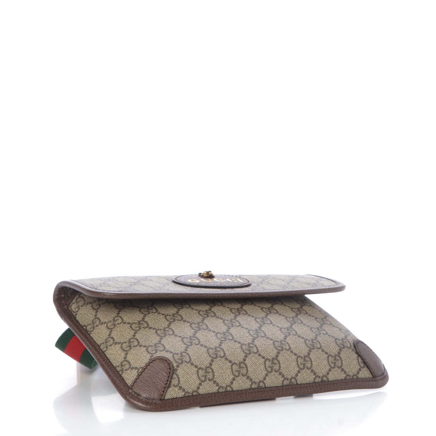 Gucci GG Supreme Monogram Neo Vintage Web Belt Bag Brown 4 of 8