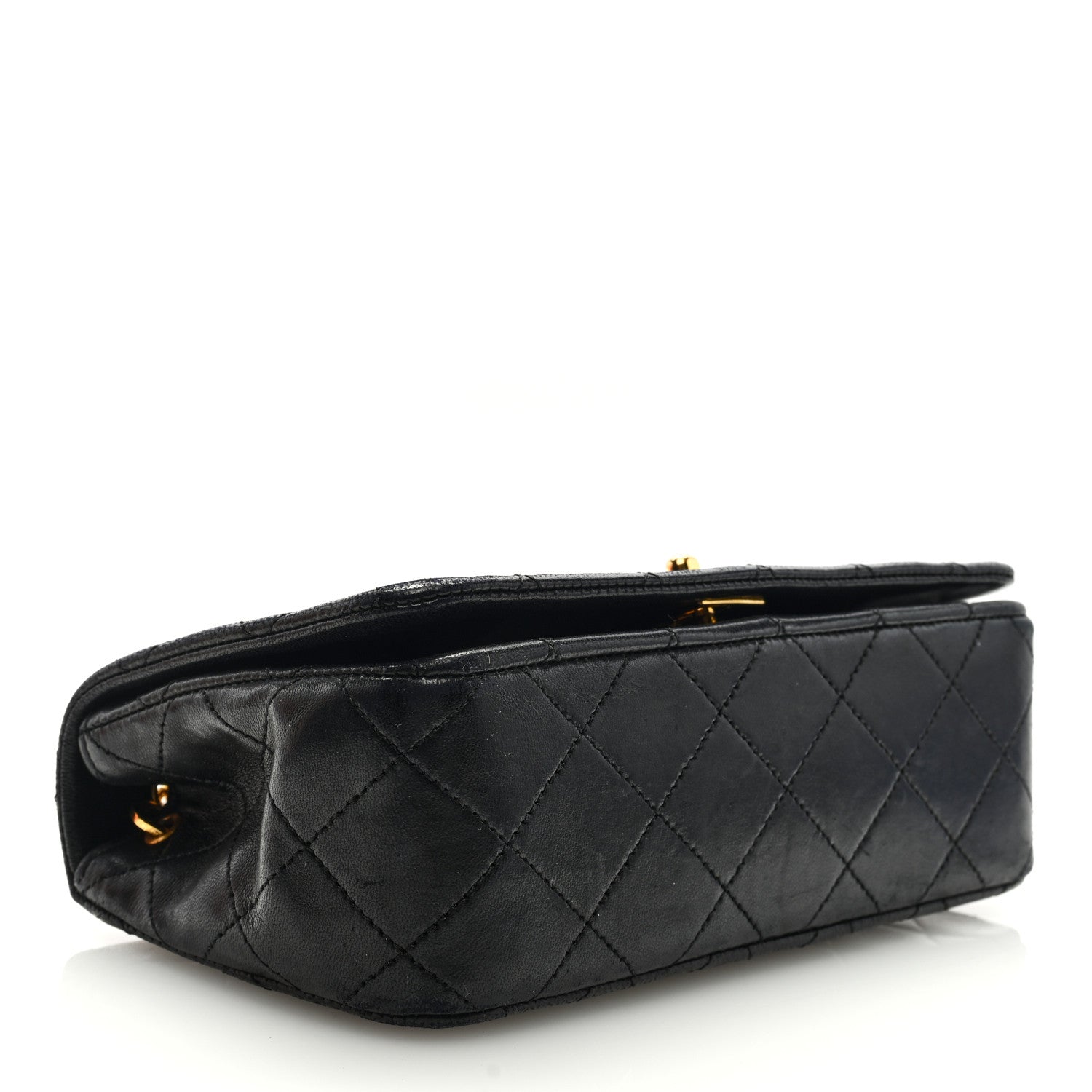 Chanel Lambskin Quilted Small Single Flap Bag Black 4 of 9