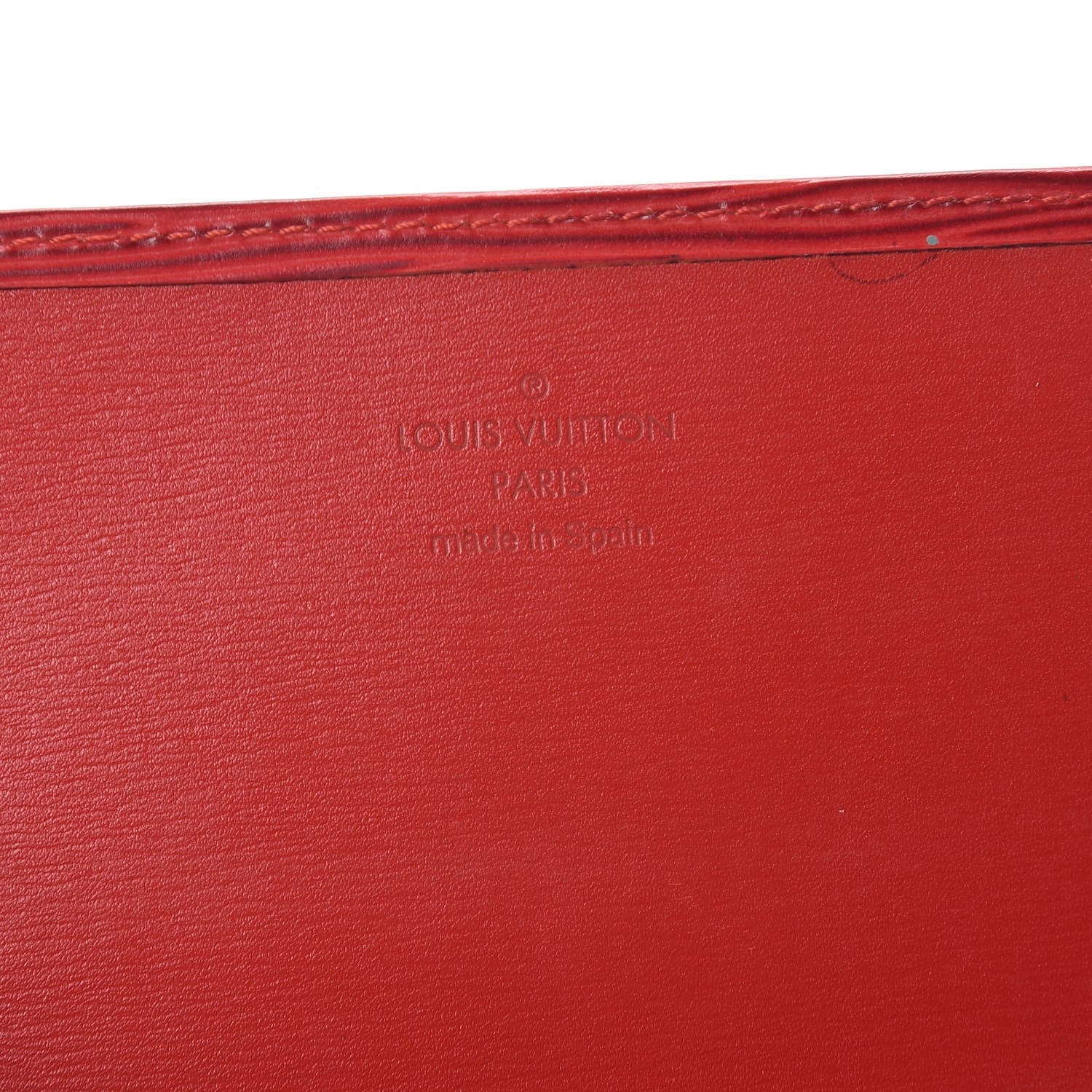 Louis Vuitton Epi Porte Yen 3 Cartes Credit Wallet Castillan Red 6 of 7