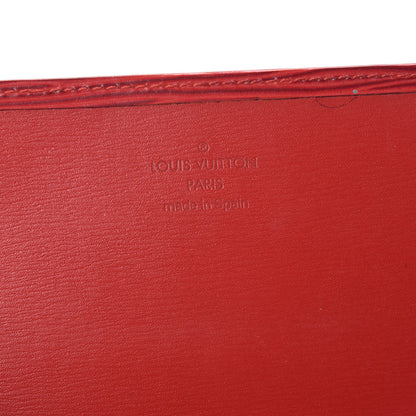 Louis Vuitton Epi Porte Yen 3 Cartes Credit Wallet Castillan Red 6 of 7