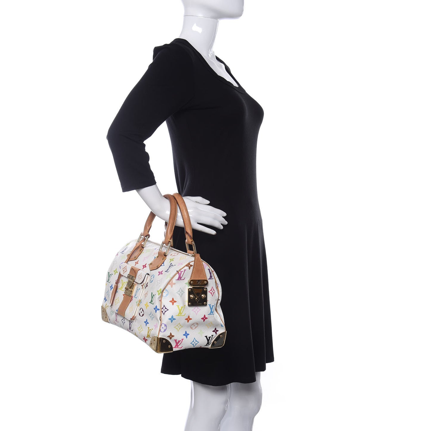 Monogram Multicolor Speedy 30 White