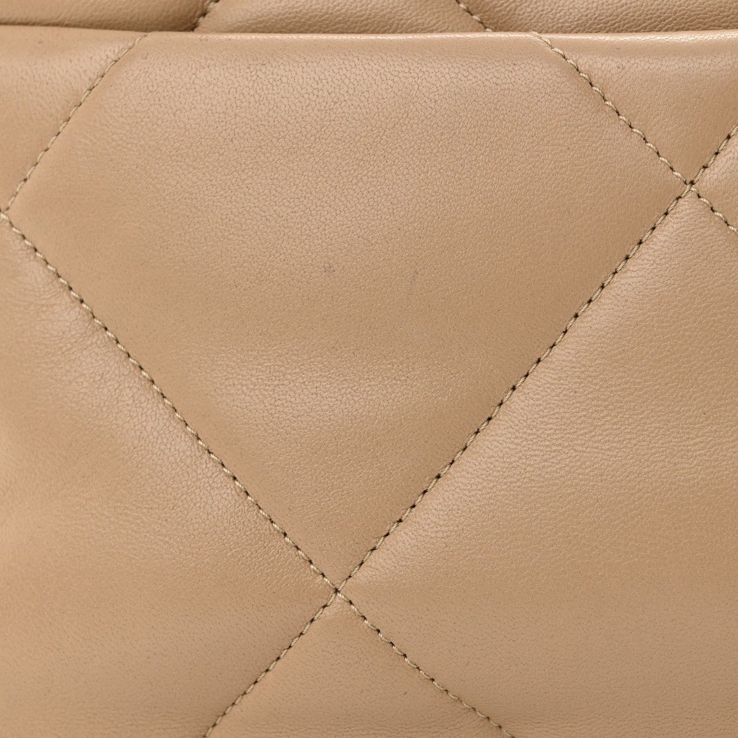 Chanel Lambskin Quilted Medium Chanel 19 Flap Dark Beige 12 of 12
