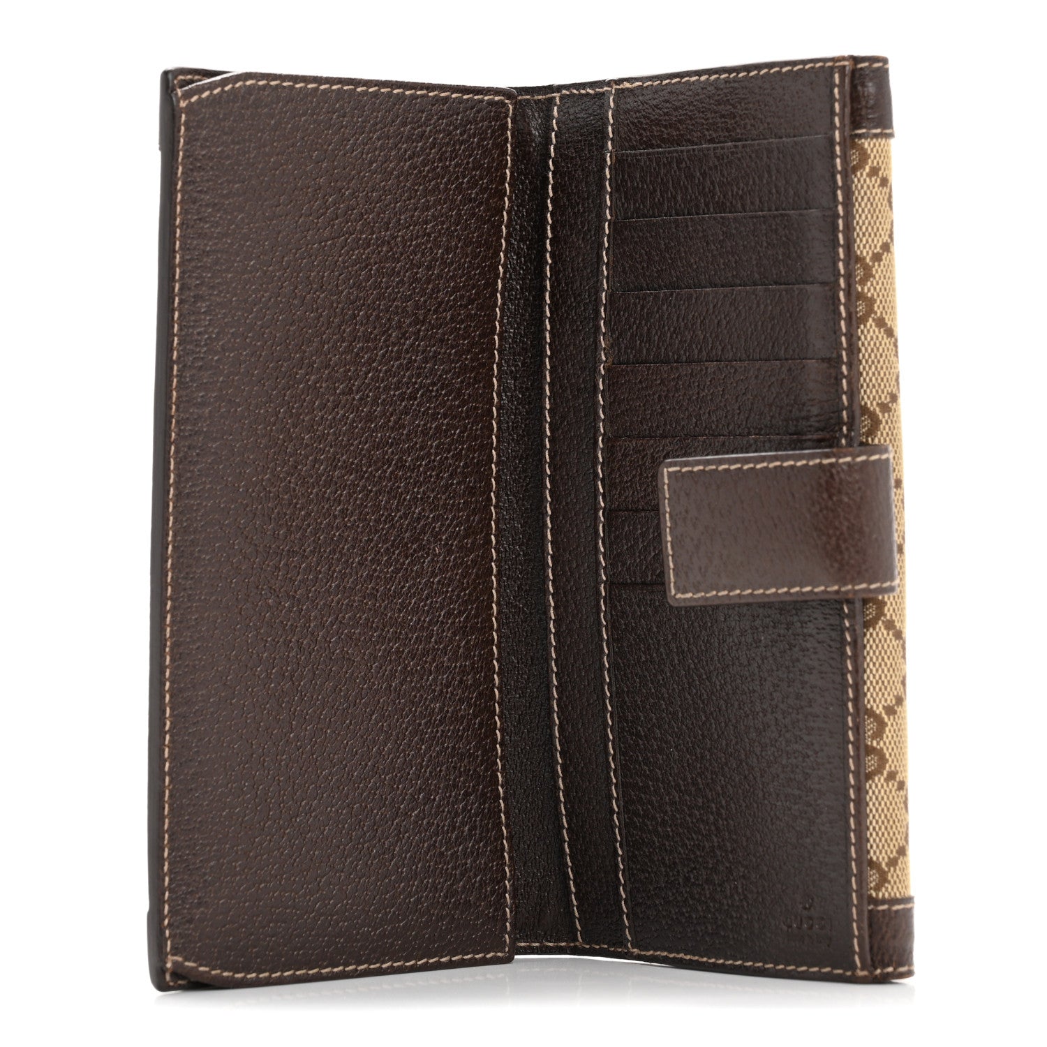 Gucci Crystal Monogram Continental Charmy Wallet Brown 5 of 12