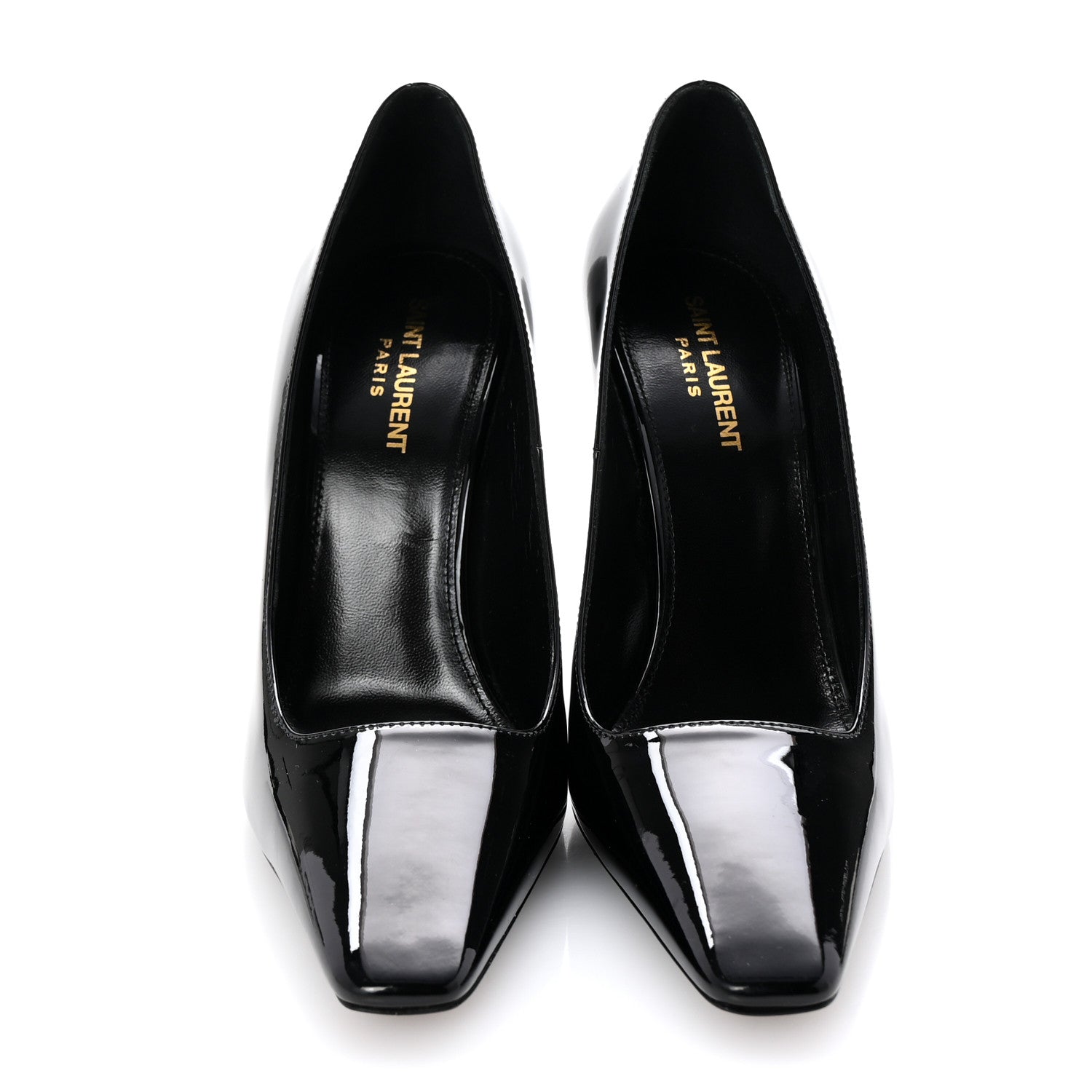 Saint Laurent Patent Instinct Pumps 39 Black 3 of 9