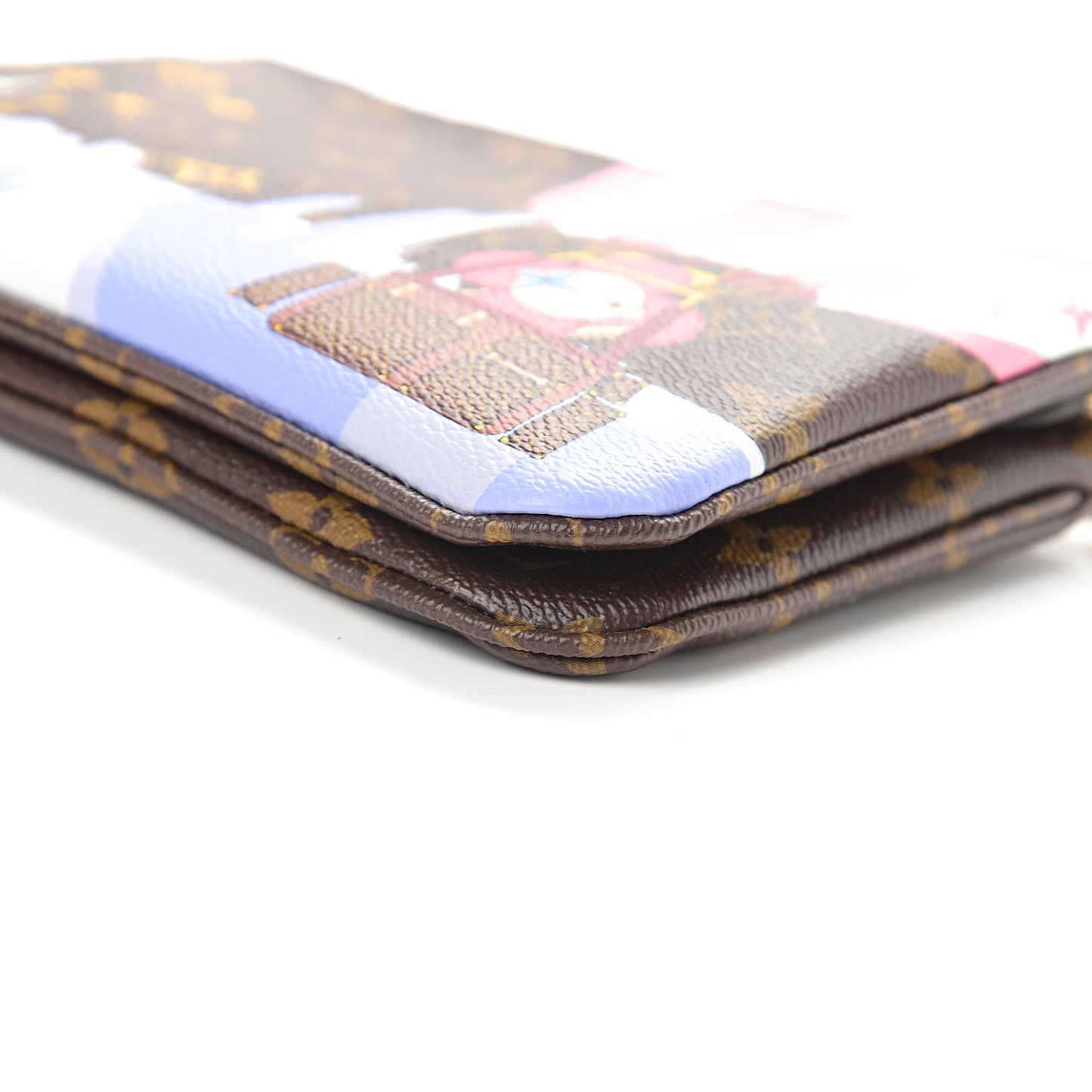 Monogram 2019 Christmas Animation Double Zip Pochette