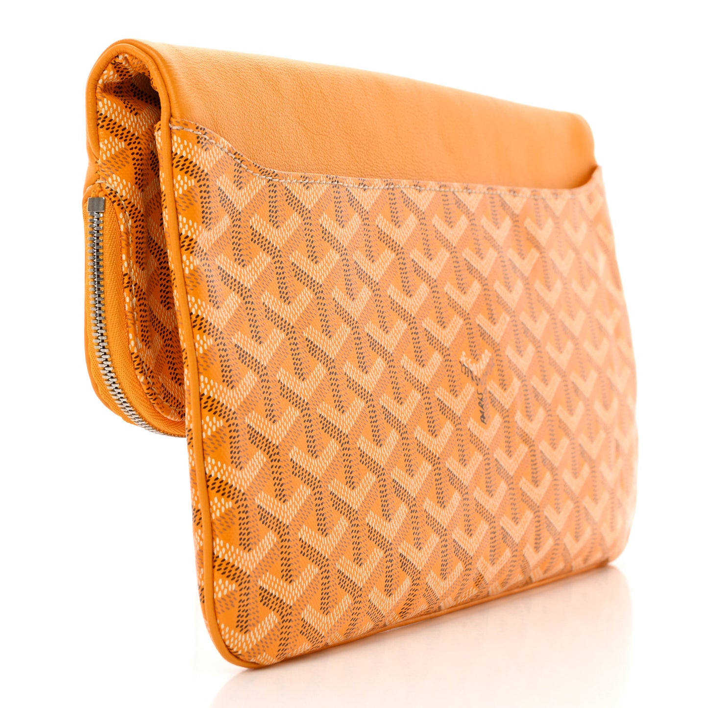 Goyardine Sainte Marie Soft Clutch Yellow