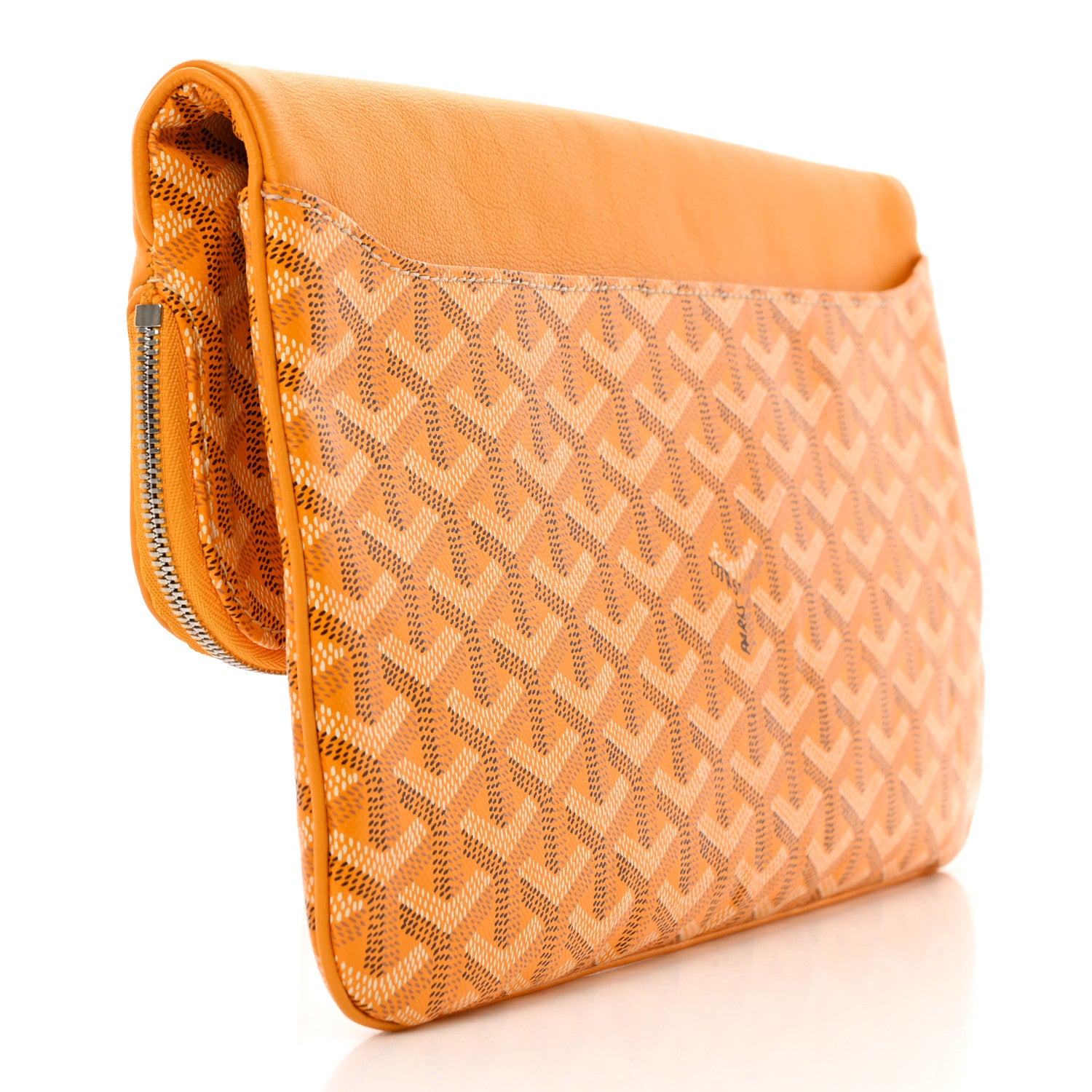 Goyard Goyardine Sainte Marie Soft Clutch Yellow 3 of 12