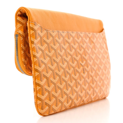 Goyard Goyardine Sainte Marie Soft Clutch Yellow 3 of 12