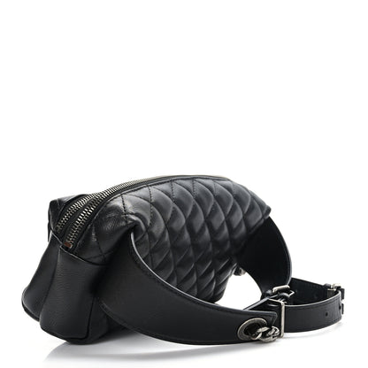 Chanel Calfskin Quilted Waist Bag Black 3 of 9