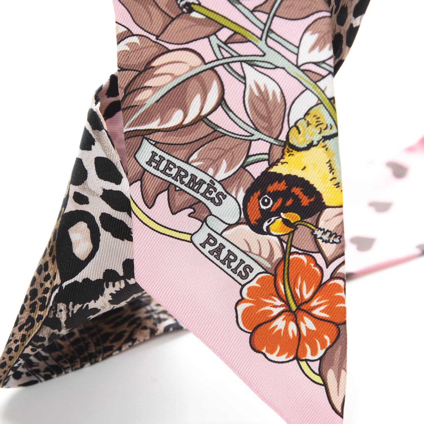 Silk Jungle Love Love Twilly Rose Pale Etoupe