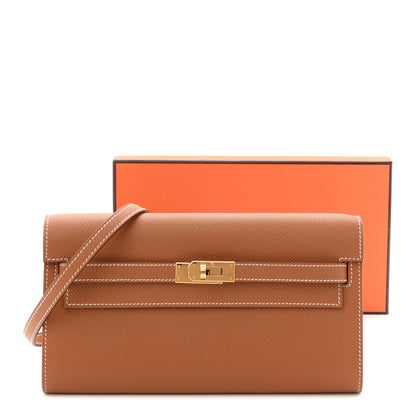 Hermes Epsom Kelly Wallet To Go Gold 21 of 21