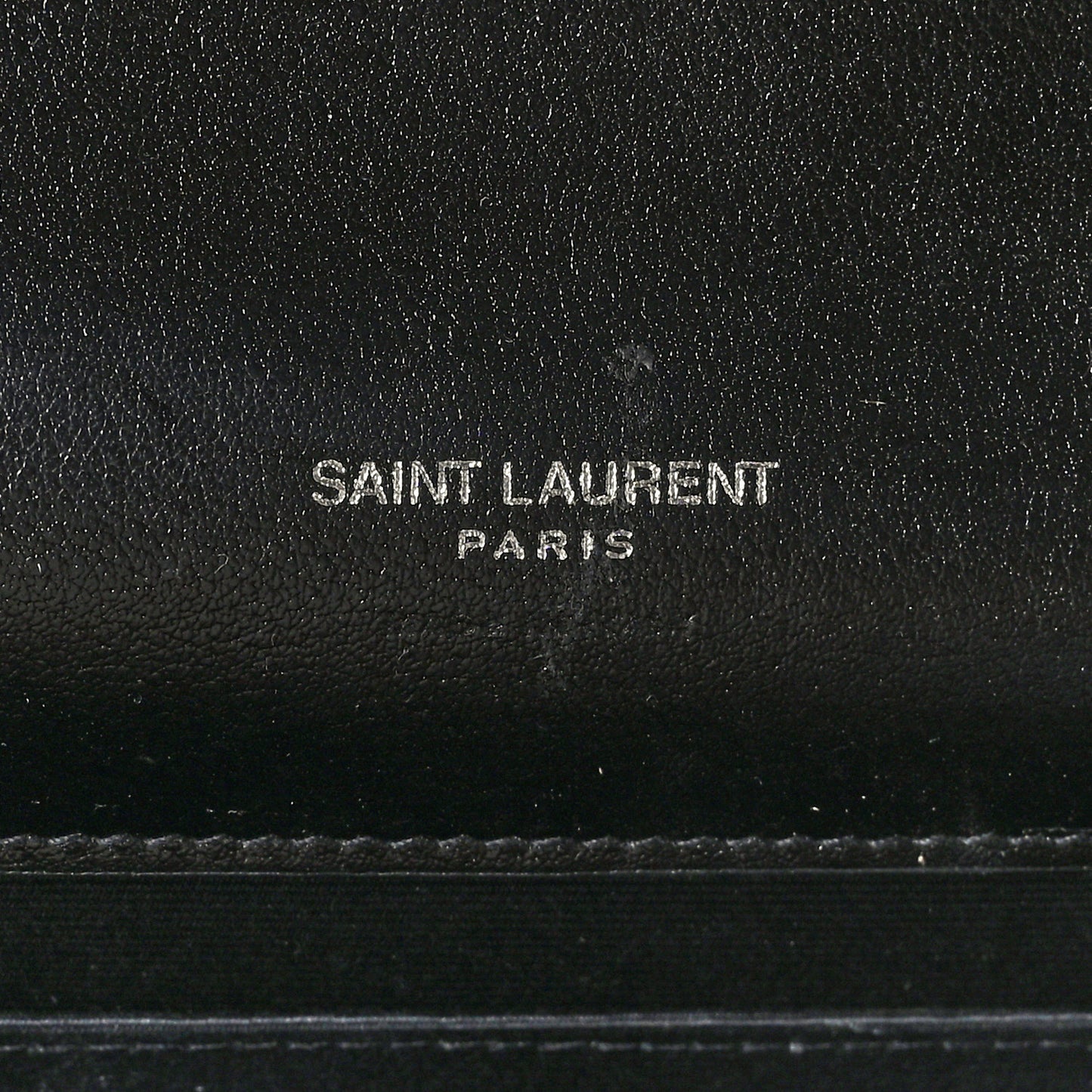 Smooth Calfskin Studded Cassandre Flap Pouch Black
