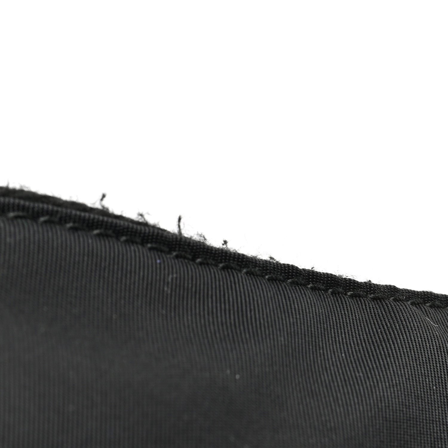 Prada Tessuto Nylon Studded New Vela Hobo Black White 11 of 11