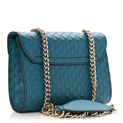 Gucci Microguccissima Mini Emily Shoulder Bag Deep Cobalt 3 of 10
