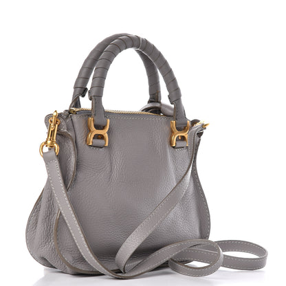 Chloe Calfskin Mini Marcie Satchel Cashmere Grey 3 of 10