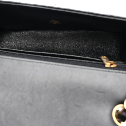 Chanel Lambskin Chevron Quilted Mini Rectangular Flap Black 5 of 12